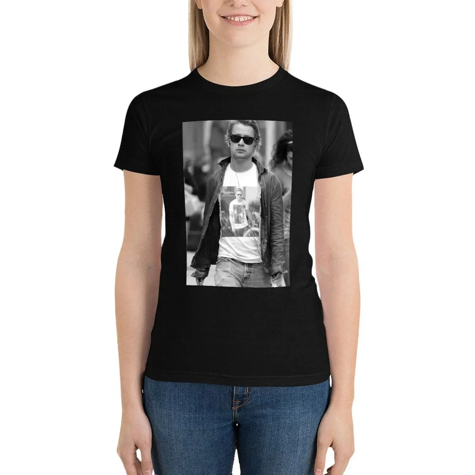 

GOSLING VS CULKIN #3 T-Shirt summer top tees tops Women