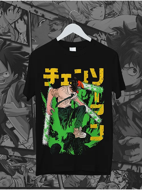 Chainsawman Cotton anime T-shirt