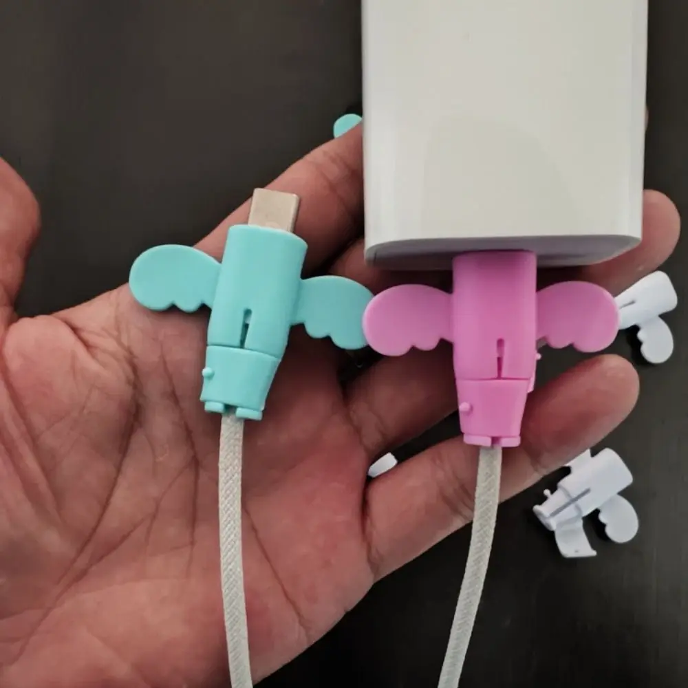 Cute Silicone Cable Protection USB Charging Protective Charging Cable Cover Cable Saver Data Line Protector Charging Cord