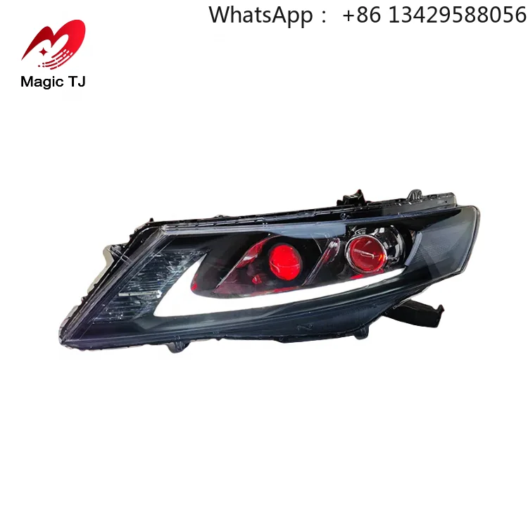 لهوندا ل سيفيك 8th الجيل 2012-2014 LED المصابيح الأمامية ديناميكية بدء التشغيل بدوره إشارة الخلفية DRL رئيس مصابيح 6000 كيلو اللون ل #1