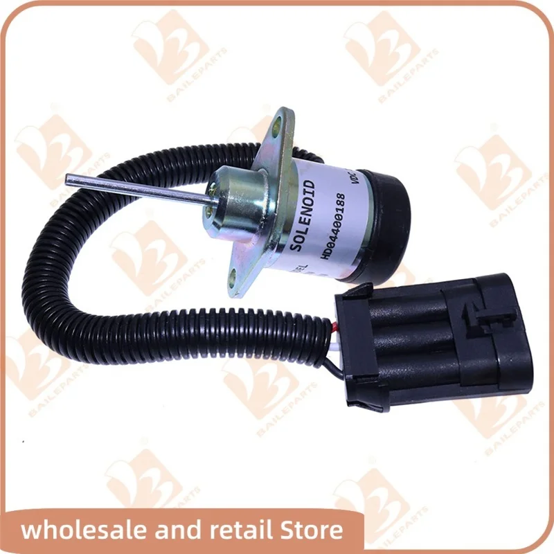 

1G925-60014 12V Fuel Shut Off Solenoid 6691498 6691313 For Bobcat S185 S205 325 328 329 Kubota 1503ES-12A5UC4S Stop Solenoid