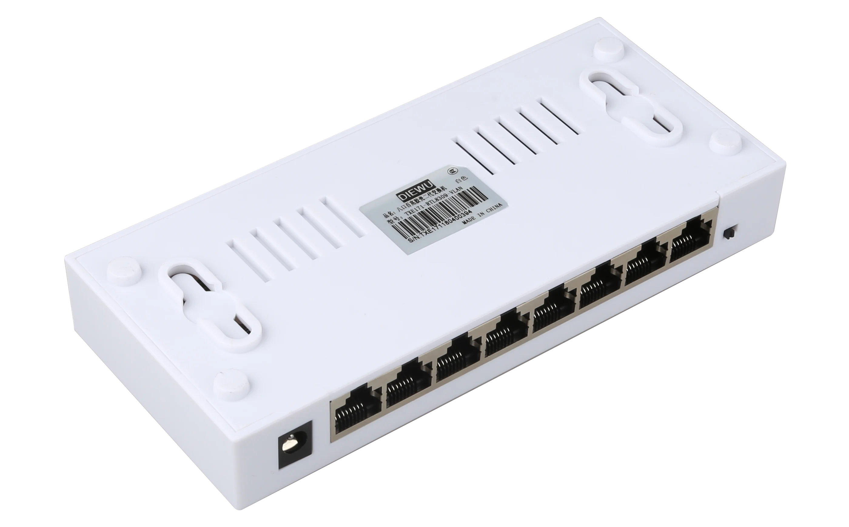 Najnowszy przełącznik sieciowy Diewu 8-portowy 10/100 Mbps Ethernet Switch Sieć Soho