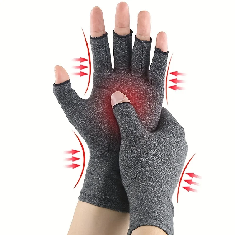 1 Pair Fingerless Gloves Breathable Lightweight,Friction for Outdoor Activities,Computer Typing,Cycling Attire,Hand Wash Only