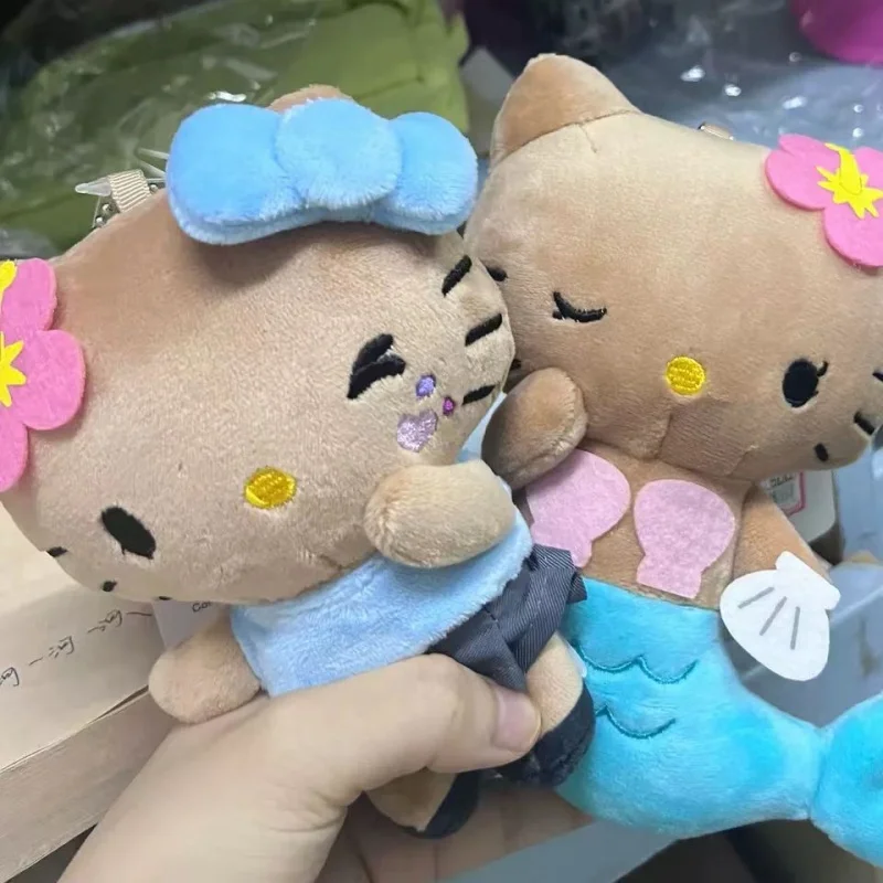 

Аутентичные японские наушники Avail Collaboration Sanrio Vintage Series Hellokitty с подвеской Kitty, черные кожаные наушники Kitty, милые подарки