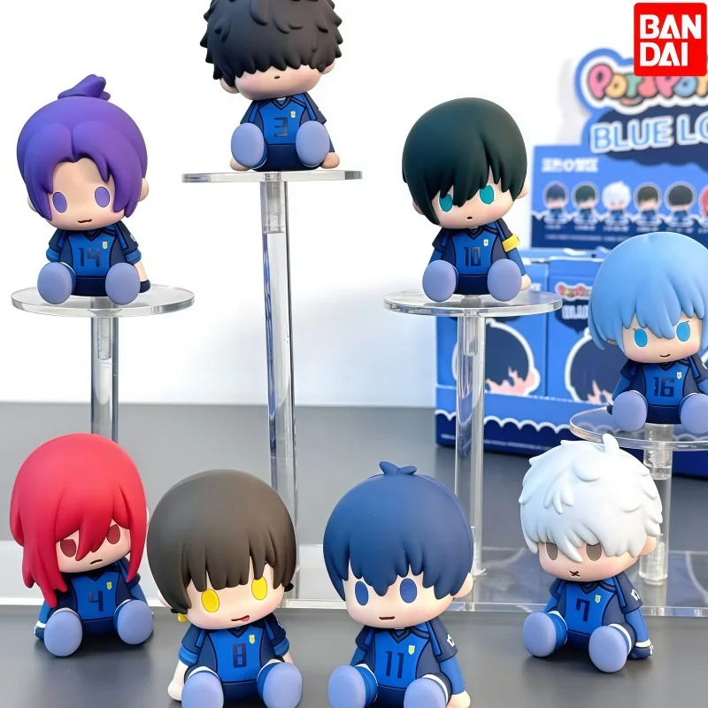 

New Original Bandai Potepotte-R Blue Lock Series Blind Box Cute Mini Peripheral Figure Mystery Box Decoratio Gift