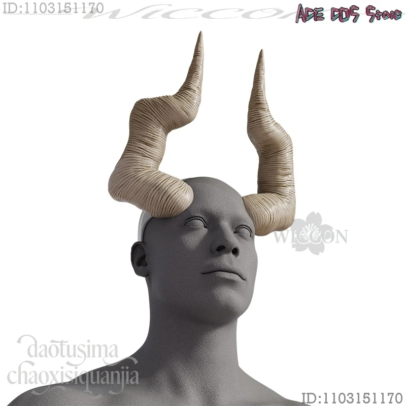 Carnival disfraz  Anime Frieren: Beyond Journey's End Season 2 Cosplay Macht 3D Polylactic Acid Horn adulto mujer