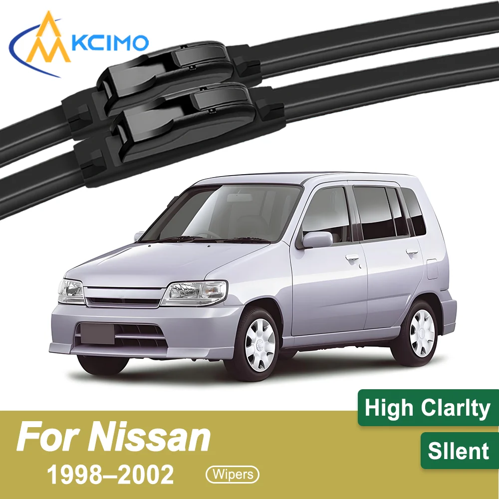 

Premium 2-Pack Windshield Wipers Compatible For Nissan Cube Z10 1998–2002 All-Weather Durability for Safe Driving