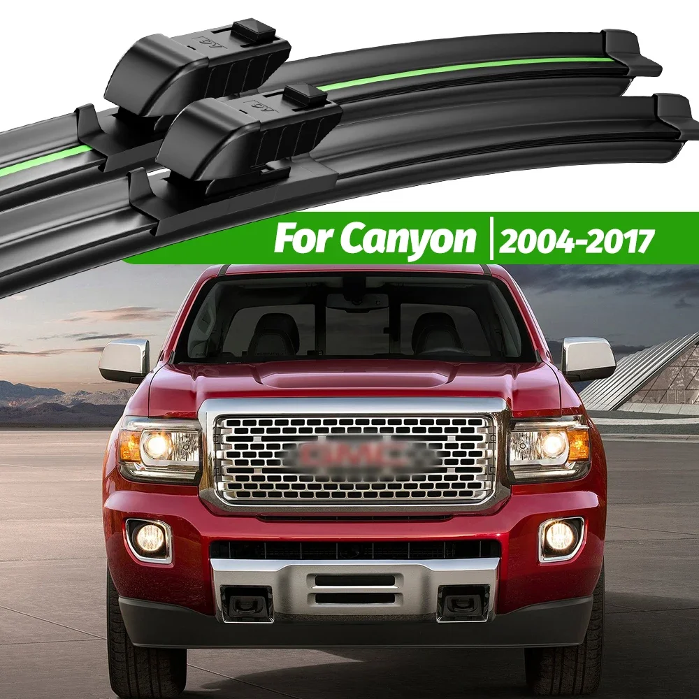 

For GMC Canyon 2004-2017 2pcs Front Windshield Wiper Blades 2005 2008 2011 2012 2013 2014 2016 Windscreen Window Accessories