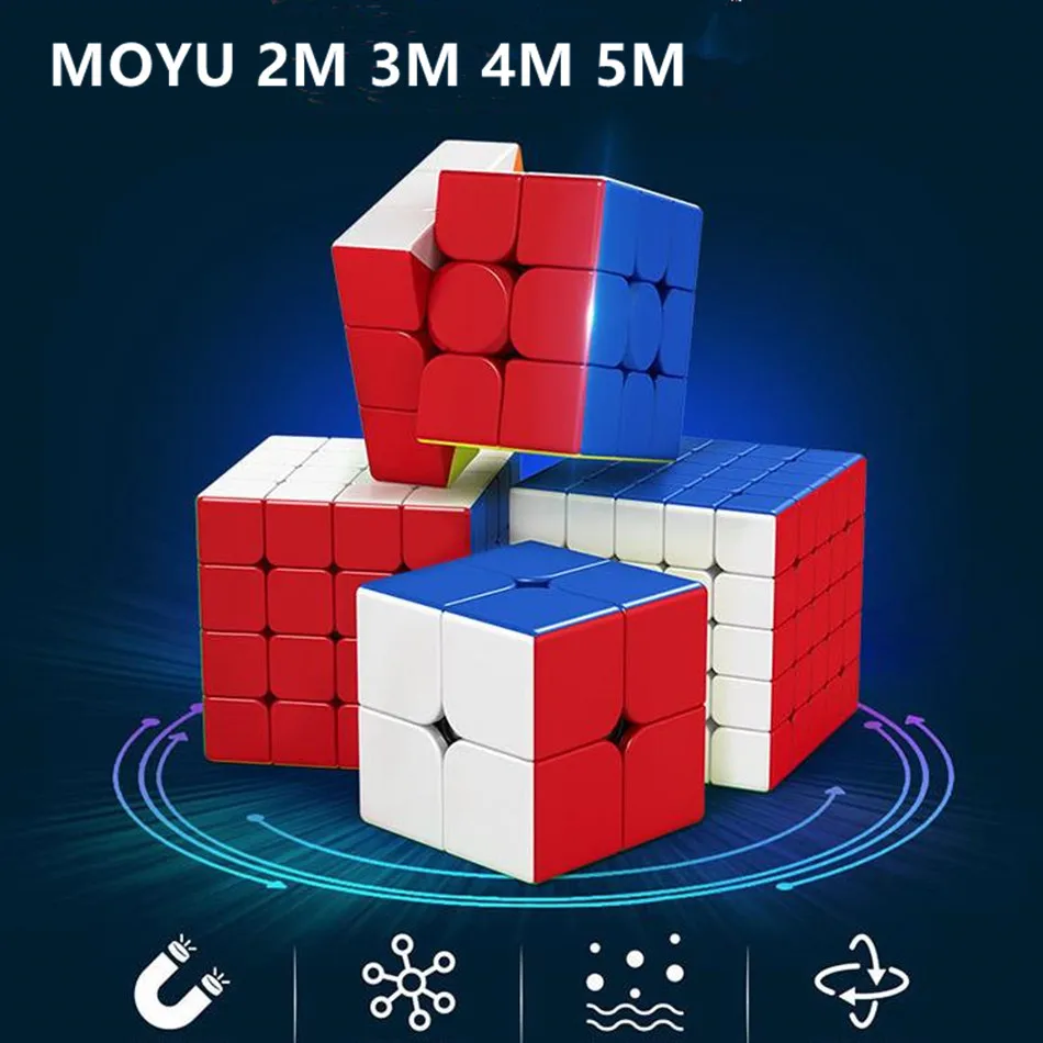 4 cubed: تجربة مميزة مع مكعب المغناطيسية MoYu Meilong 4M 4x4x4 لمحبي التحديات الذهنية