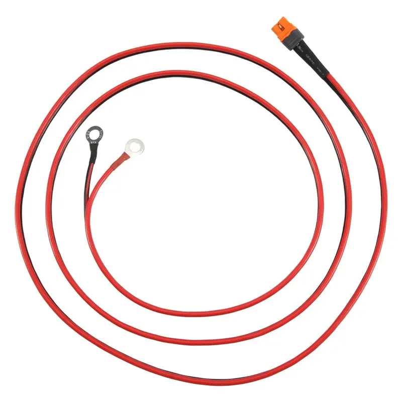A93E-12AWG Xt60i Female To O Ring Connector For RC Battery Solar Portable Power Power Station And Solar Panel