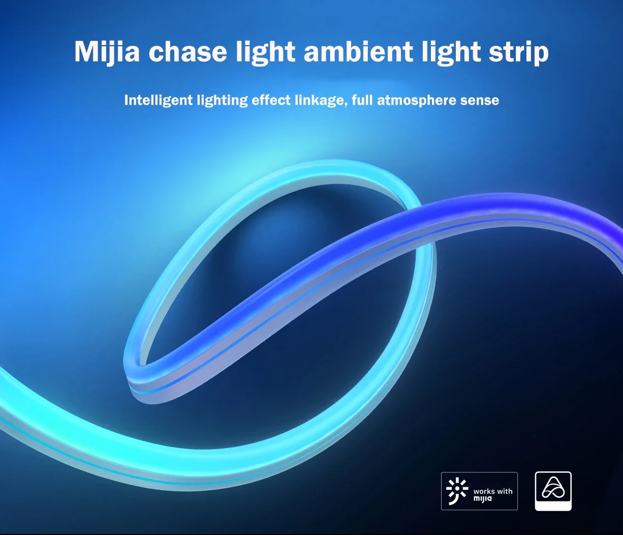 Xiaomi Mijia Smart color RGB light belt: all-round intelligent linkage to create an e-sports atmosphere for home entertainment