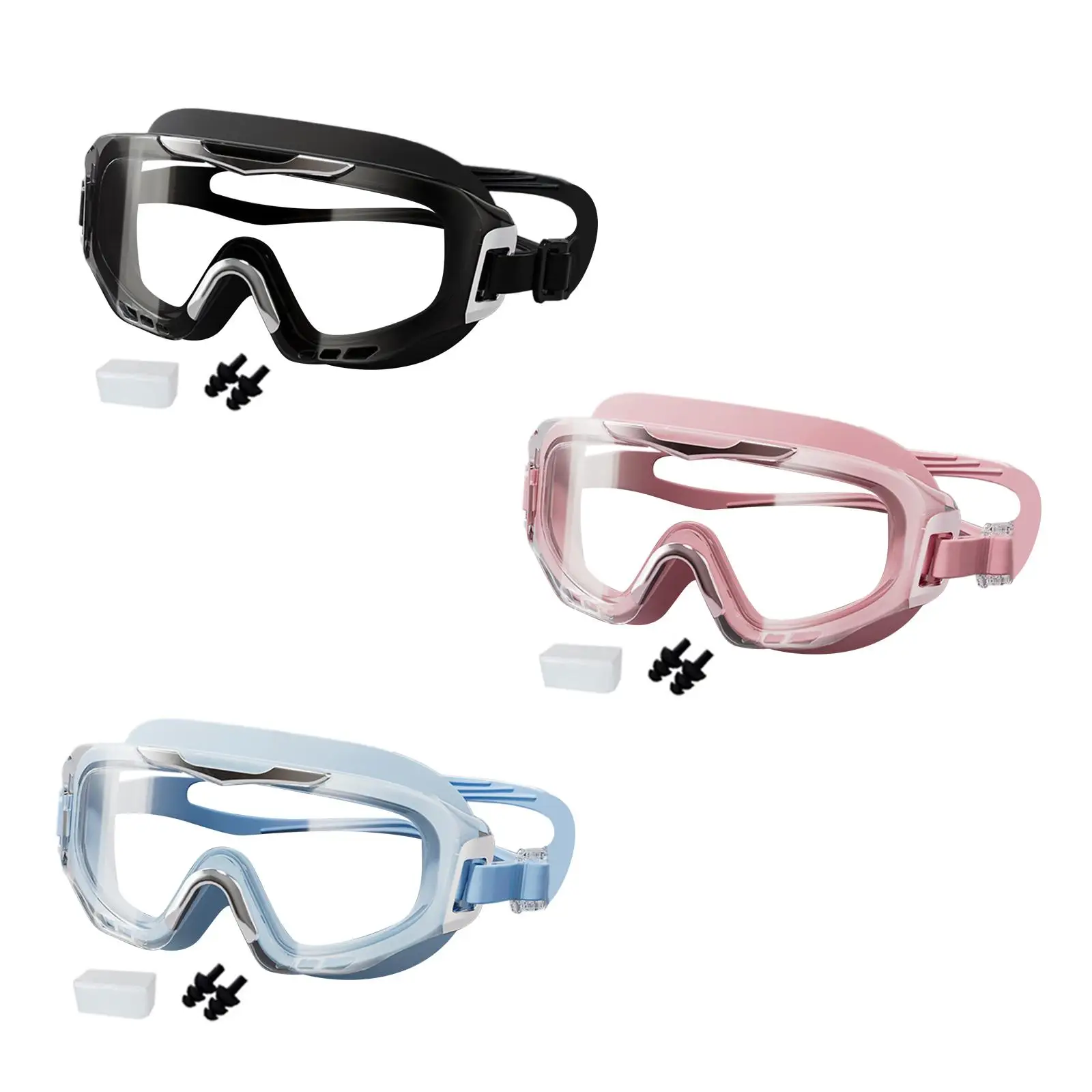 

Premium Swim Goggles with Ear Plugs for Enhanced Water Sports Experience