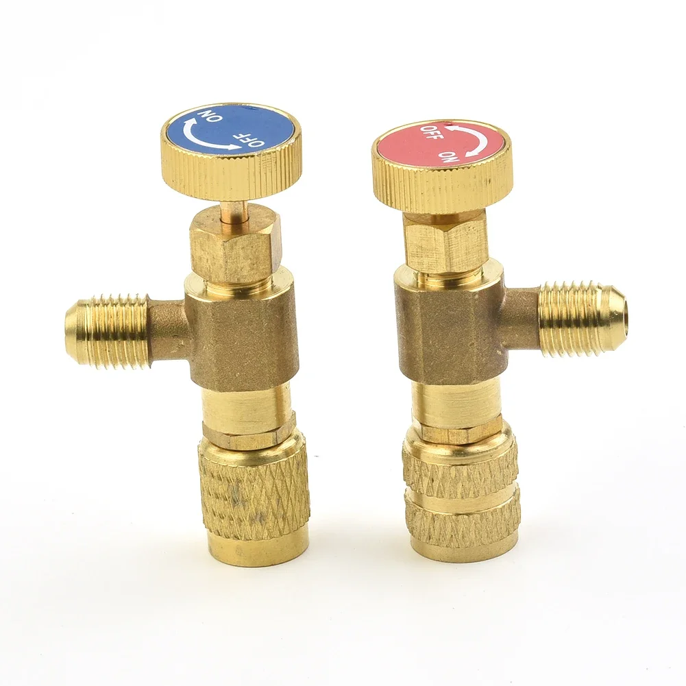 

Useful Industrial Air Conditioning Adapter Replacement Safety Valve Coupler Gold Refrigeration Adjustable Copper