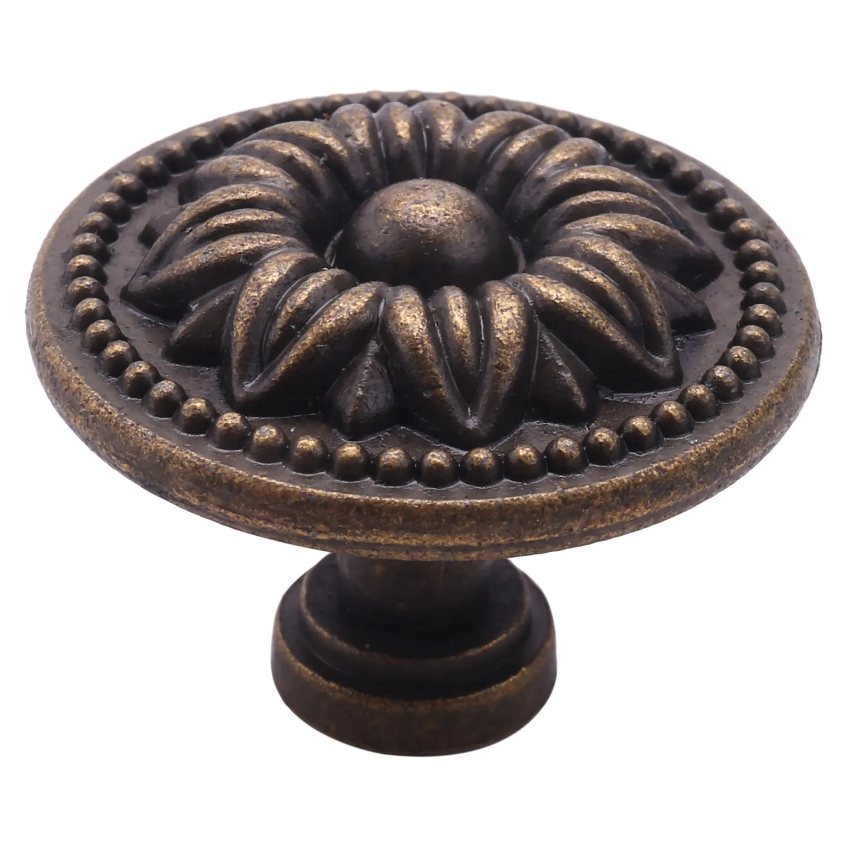 [NEWA64Z!】 10PCS,Vintage Antique Vintage Handle With Patterned Round Knobs, Used For Furniture, Kitchen Doors And Cupboards