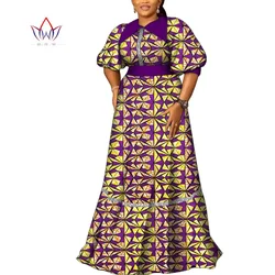 BintaRealWax African Dresses New Arrival Floor Length Women Formal Occasion Dress Africa Evening Gowns for Women WY10043