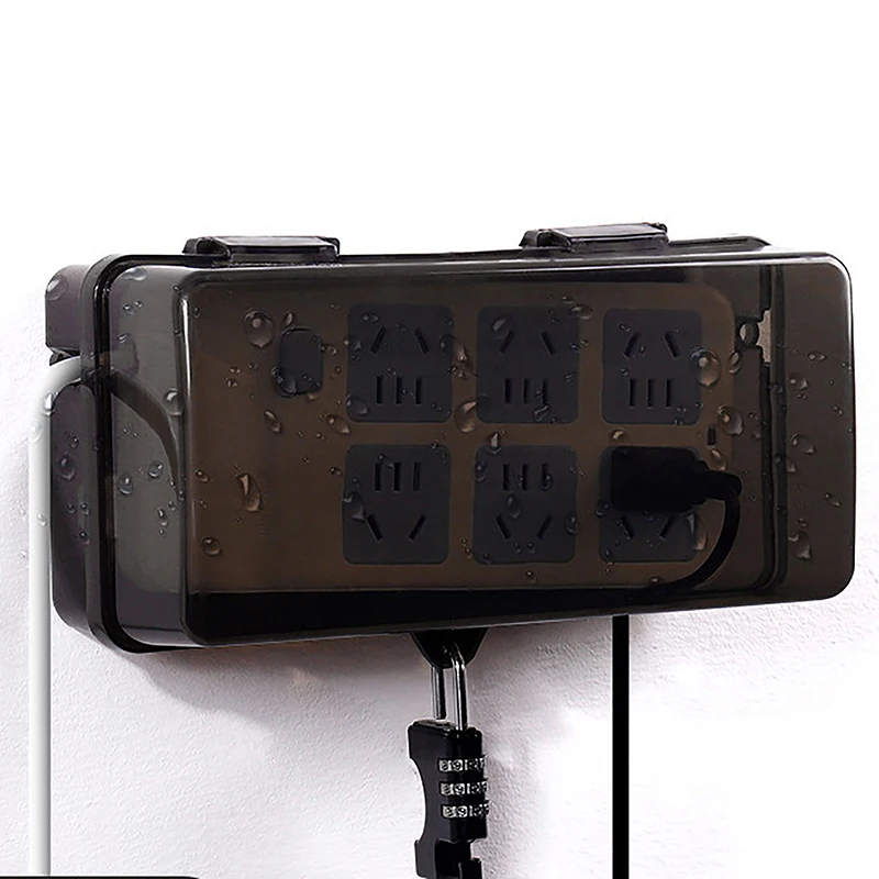 1pc Outdoor Electrical Boxes Waterproof Cable Management Box Rain-Proof Weather Proof Plug Box Waterproof Box For Wiring Board