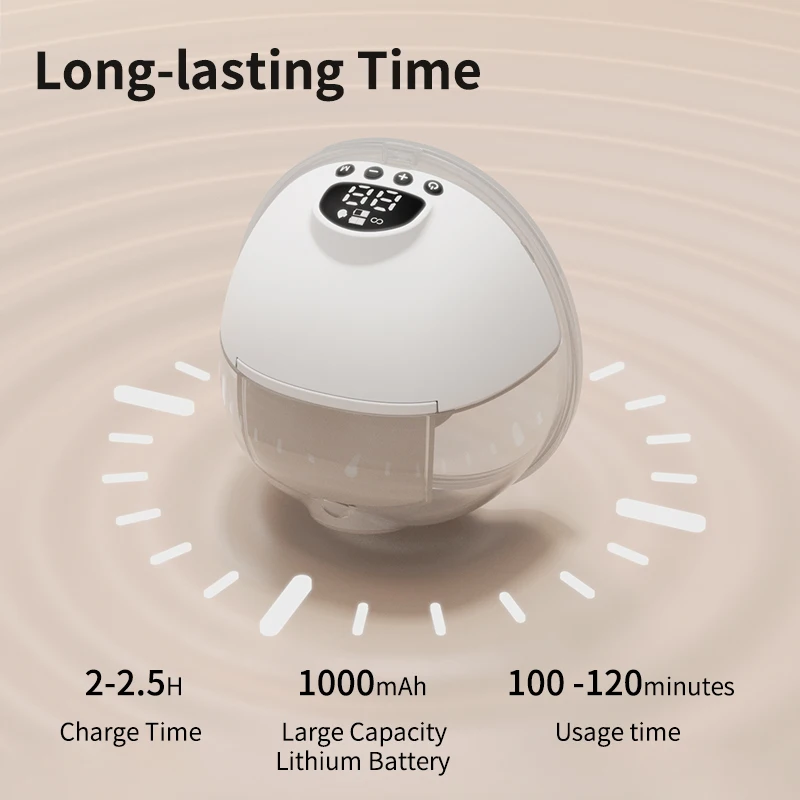 

Portable Wireless Milk Extractor Hands Free Electric Wearable Breast Pump
