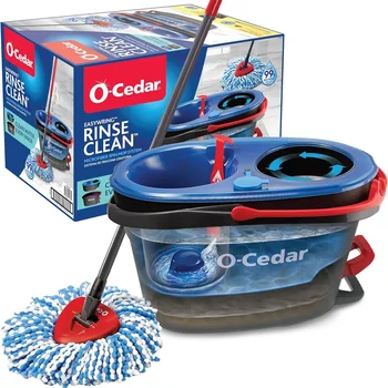 ขายดีที่สุด RinseClean Spin Mop & Bucket System |   ทําความส...