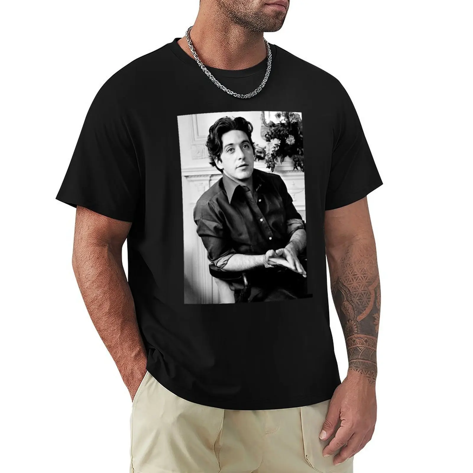 

al pacino young T-Shirt Big Size Loose Fit Tee Shirt