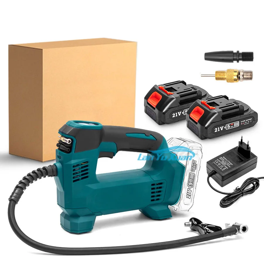 

High Quality Portable Air Pump Electric Tire Inflator Car Gonfleur De Pneus Voitur Inflatable