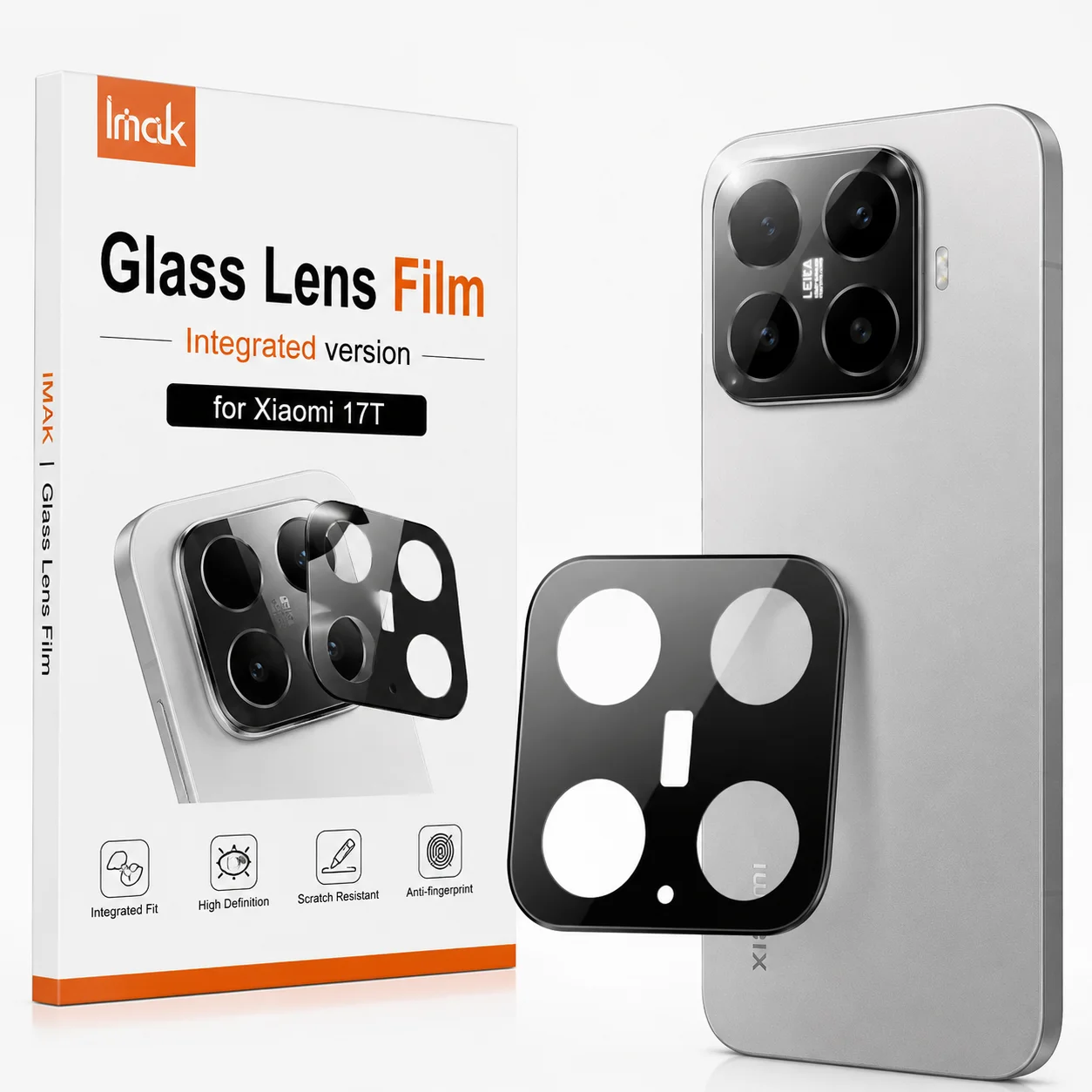

for Xiaomi 17T 5G Lens Glass IMAK Integrated Camera Protector Film IMAKJTYTYH