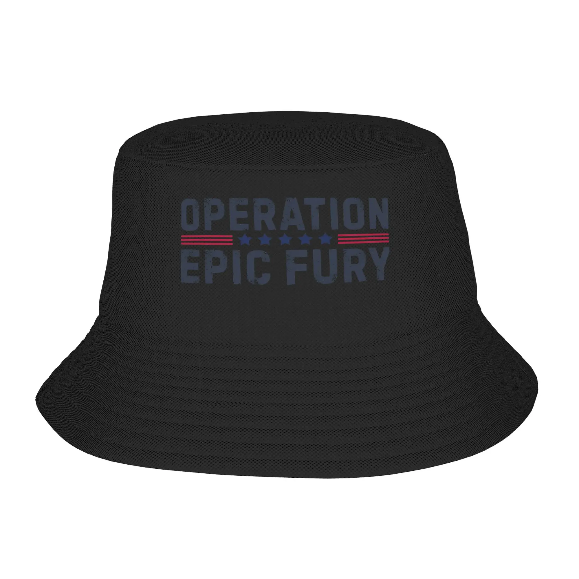 Trendy Operation Epic Fury The FAFO Tour Bucket Hat For Men Women UV Protection  Bob Hat Beach Headwear