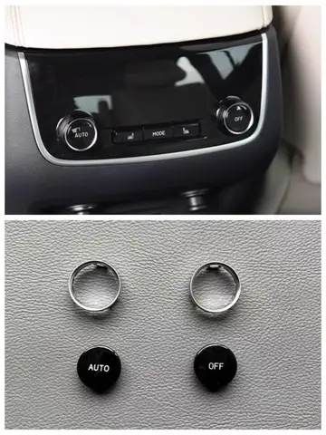 For Li Auto ONE Rear Air Conditioner Knob Cover Second Row Armrest Air Vent Panel Switch Button Round Cap