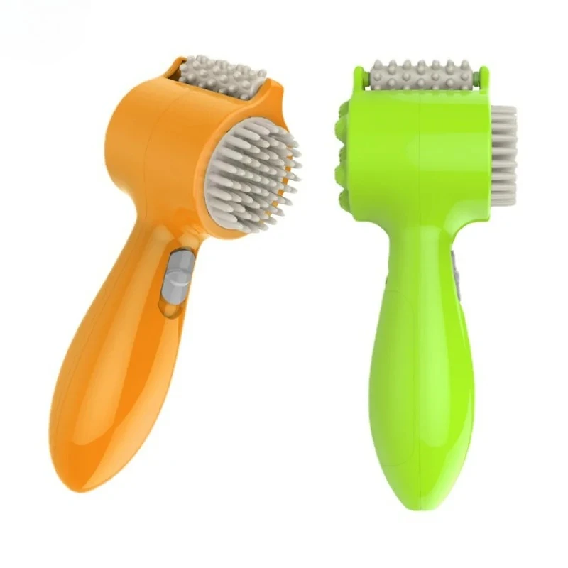 

Electric Head Massager Hammer Roller 4 In 1 Vibration Pounding Head Neck Lumbar Massage Relaxation Scalp Massage Comb As A Gift