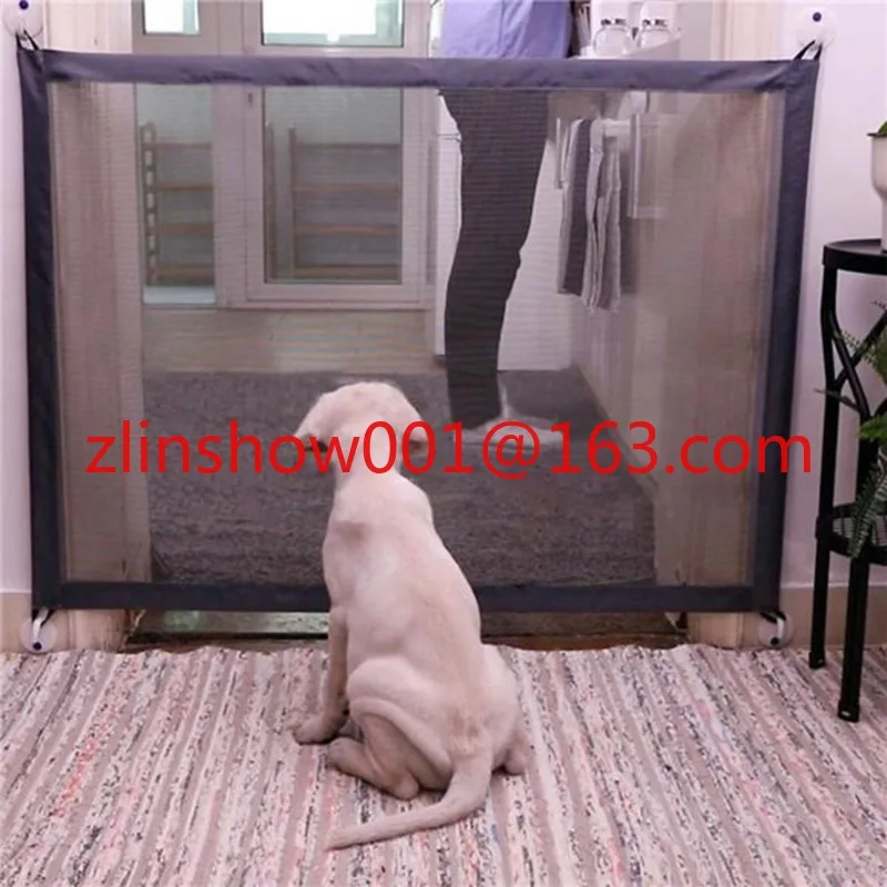 New household pet isolation door portable folding security fence