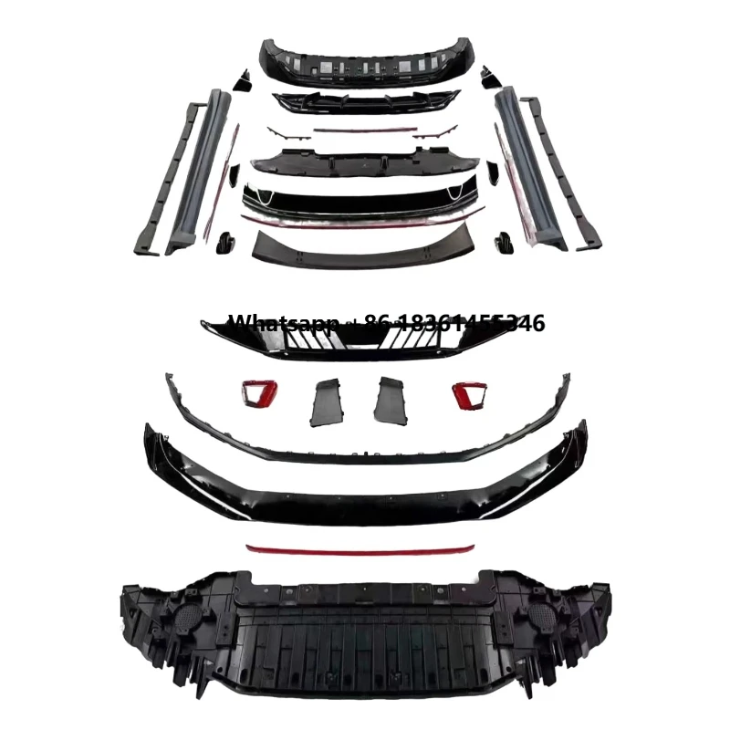 

for 001 24-25 Upgrade FR Body Kit Car Bumpers Front Lip Diffuser Side Skirts Rear Spoiler Interior Parts Tuning Body Kit