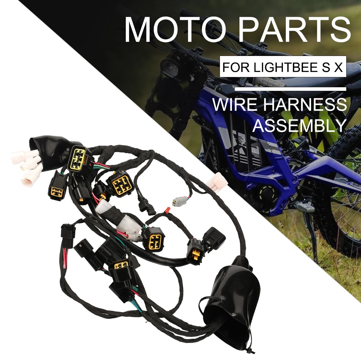 Electric Motorcycle Full Main Wire Wiring Assy Harness Fault Detection Line For Sur-Ron Light Bee S X  For Segway X160 X260