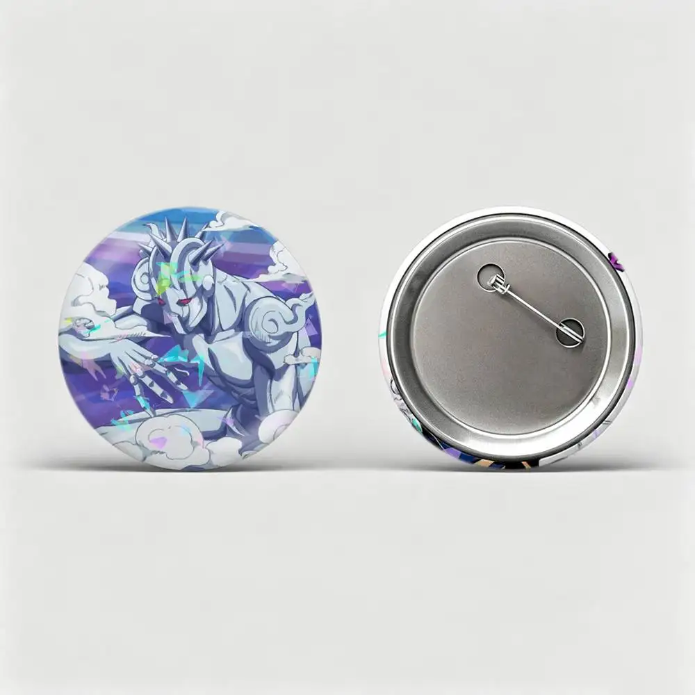 JOJO W-Weather report  Badges Creative Tinplate Round Button PinsBrooch Badge Clothes Backpack Custom