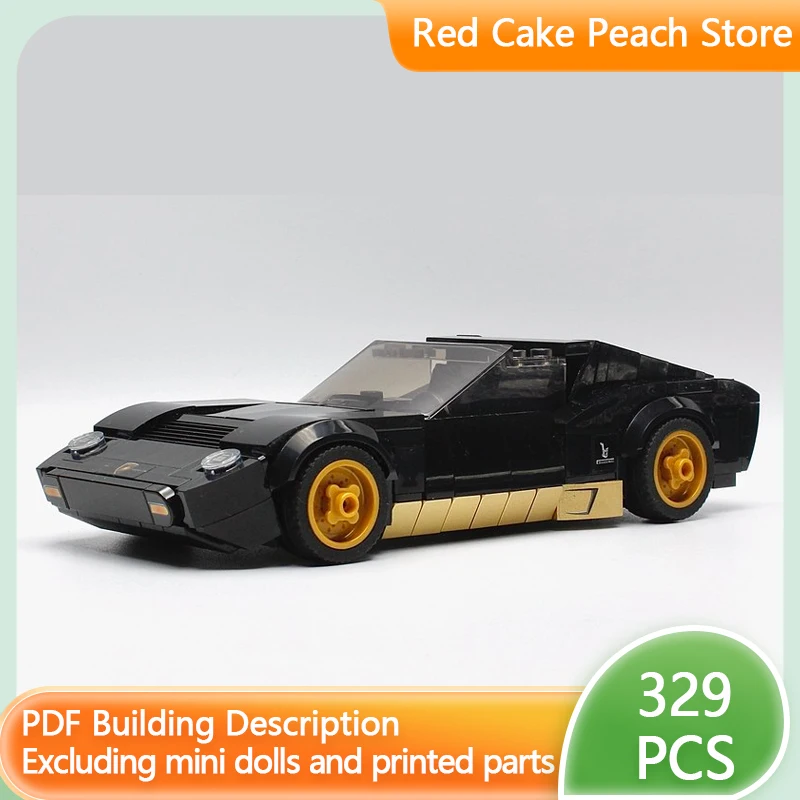 

Модель скоростного гоночного автомобиля MOC, строительные кирпичи, американский мускулистый автомобиль, модульная технология, детские праздничные подарки, сборные игрушки, костюм