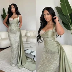 Luxurious elegance Mermaid sexy sweetheart Backless lace applique wrap buttocks Ball Dress Formal occasion party evening dress