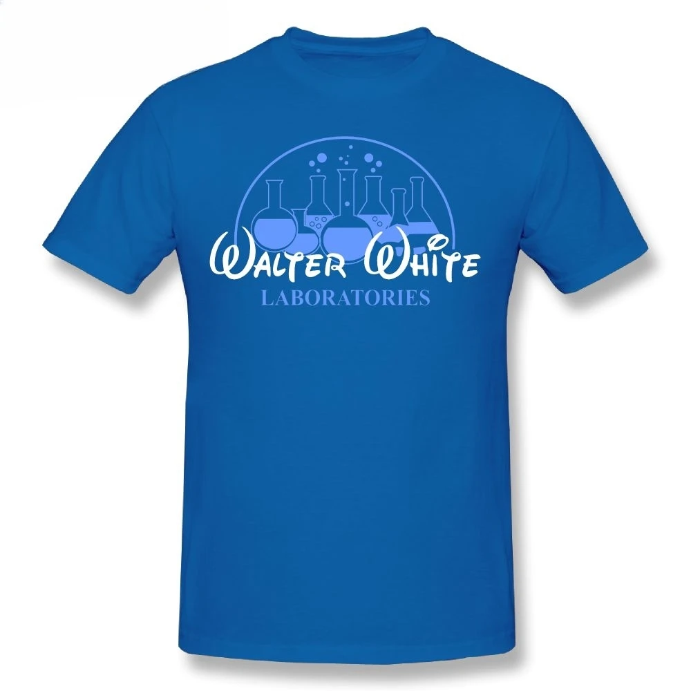 Men's Walter White Laboratories T Shirt Breaking Pinkman Bad AMC Heisenberg Mr White Cotton Tops T-Shirts men clothing image 2