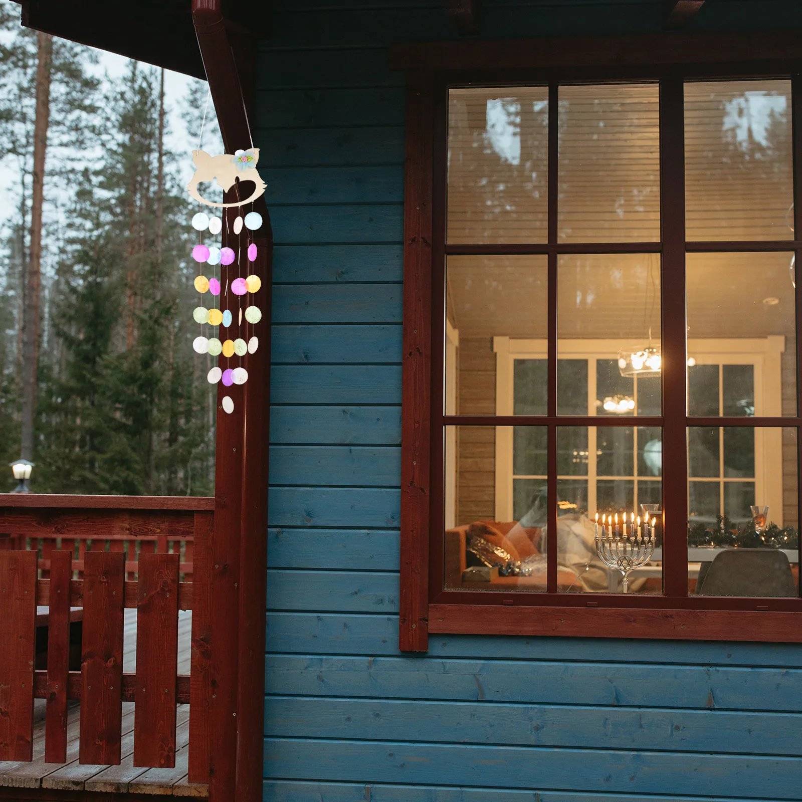 

Seashell Wind Chime Decorative Pendant Hanging Ornament for Garden Bedroom Stress Relief Home Decor Wind Chimes