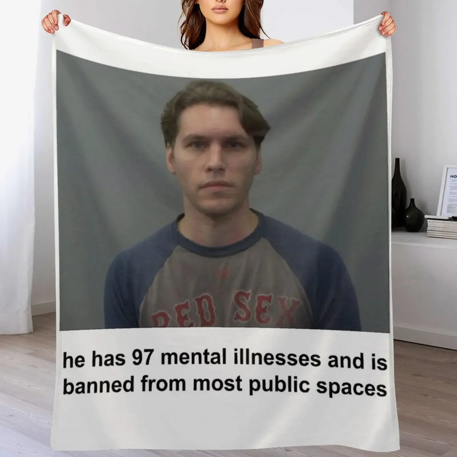 jerma has 97 mental illnesses Throw Blanket for sofa warm winter Blankets