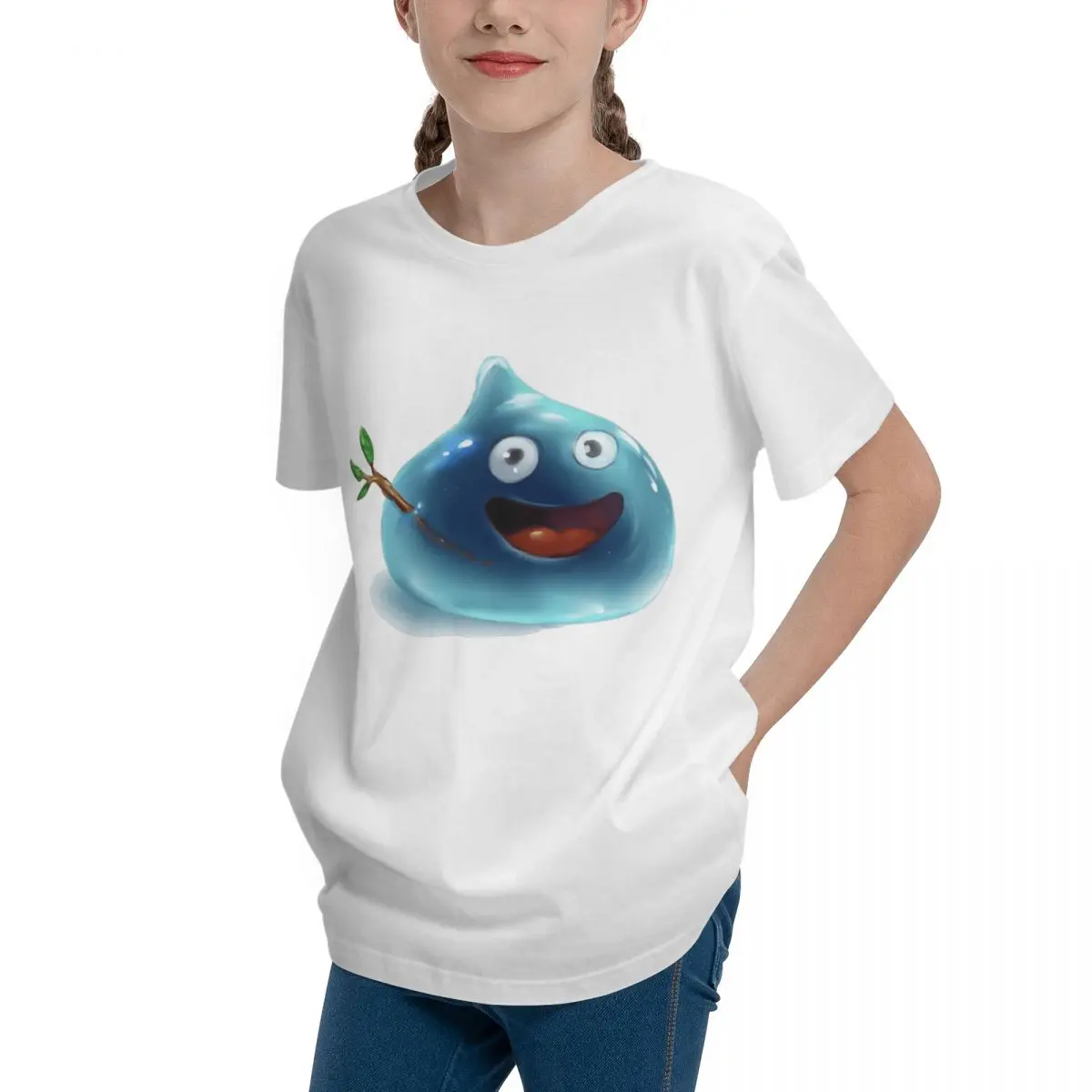 Crewneck Dragon Quest Slime Essential For Sale Teeanger Basic Short Sleeve T-Shirt Top tee Novelty competition Humor Graphic