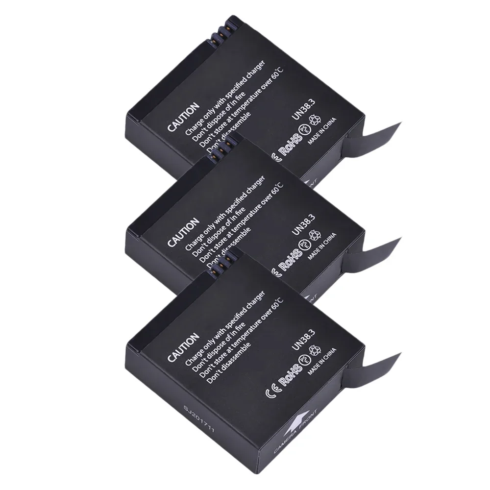 3PCS 1000mAh Battery For SJCAM SJ6 Legend