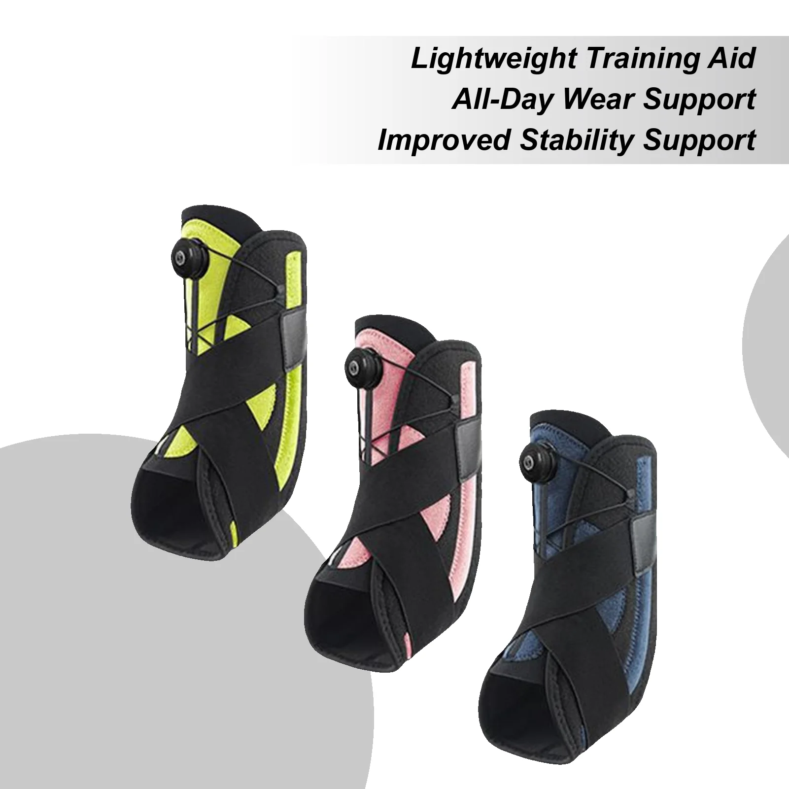 

Adjustable Lace-Up Ankle Brace Breathable Support For Basketball Running Volleyball Fitness Injury Recovery Stabilizer Unisex