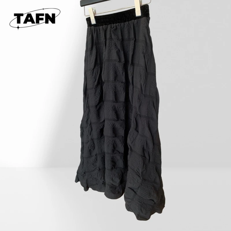 Comfy Summer Mini Skirt for Women High Waist Ribbed Knit Style Versatile Mini Skirt for Women High Waist Stretchy Solid AH1005