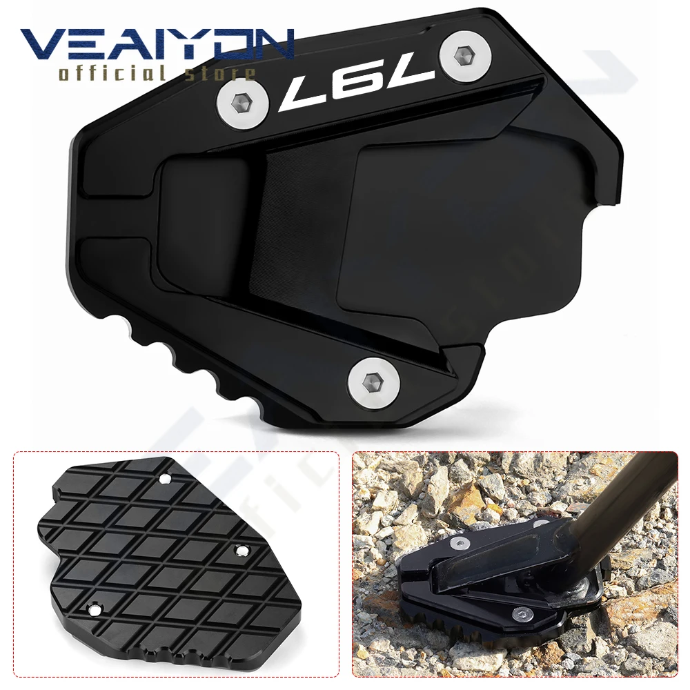 For Ducati 797 MONSTER797 monster 797 Motorcycle Side Stand Pad Plate Kickstand Support Expand Protective pad accessories