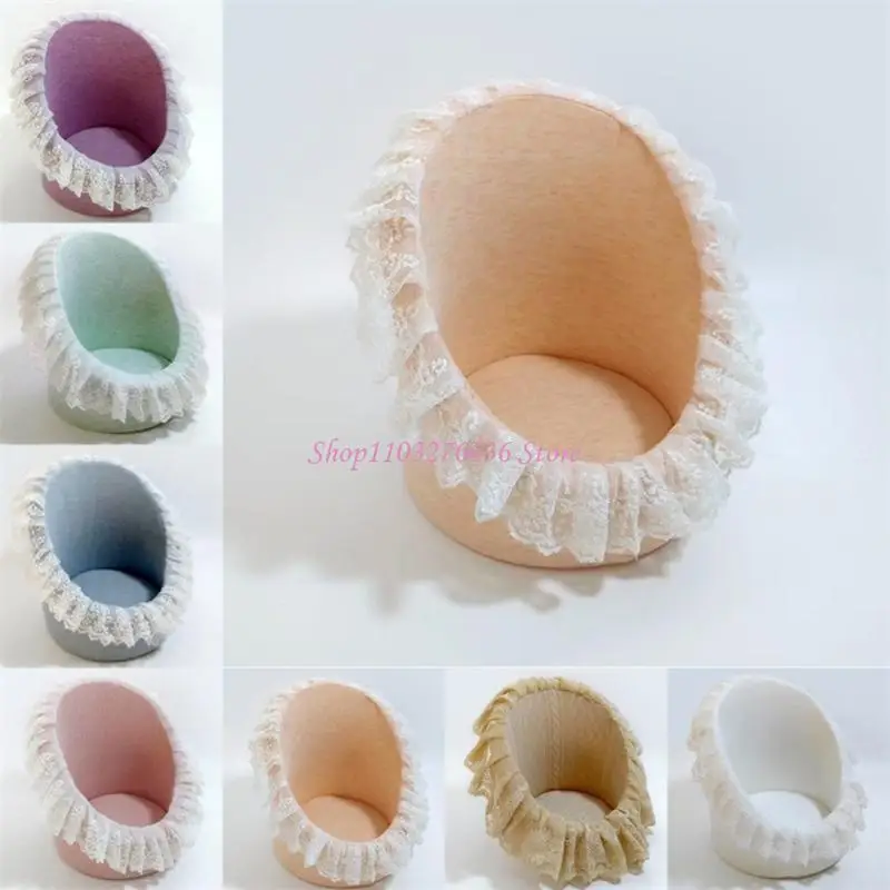 

R6FD Infant Photo Props Posing Sofa Baby Photo Posing Furniture Backdrop Decorations