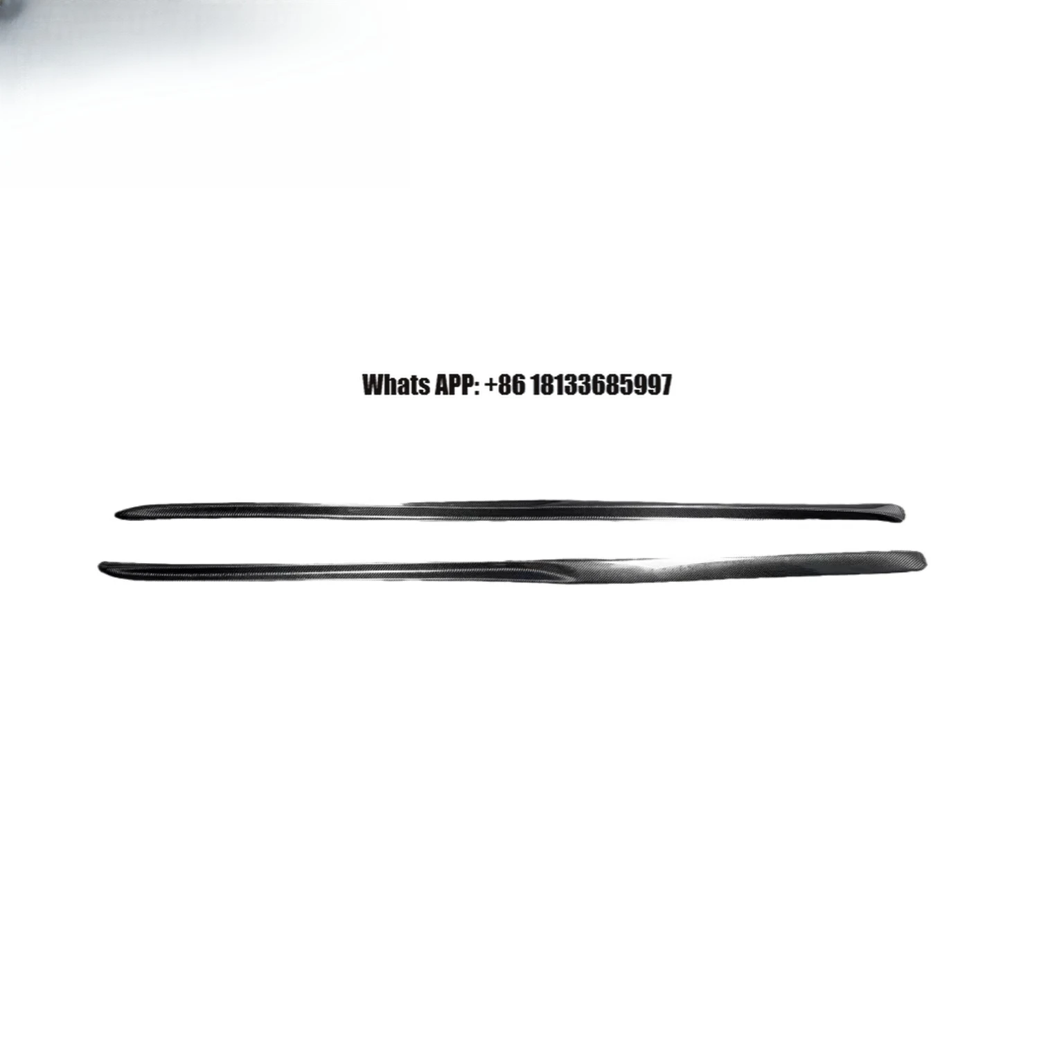 

High Quality Car Side Door Side Skirt Suitable for Mercedes Benz W205 C43 C63s Bs Style Carbon Fiber Side Skirt