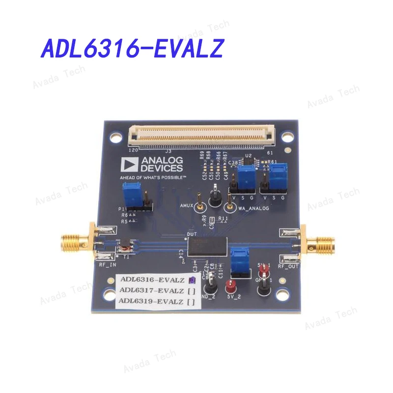 

ADL6316-EVALZ RF Development Tools 500 MHz to 1000 MHz Transmit VGA for Use with RF DACs and Transceivers