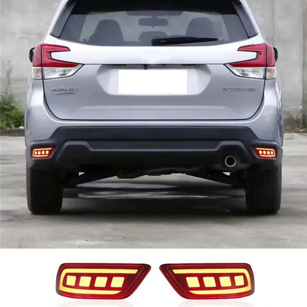 

For Subaru Forester 2019 2020 2021 2022 Parking Brake Light LED Tail Light Rear Bumper Reflector Lamp