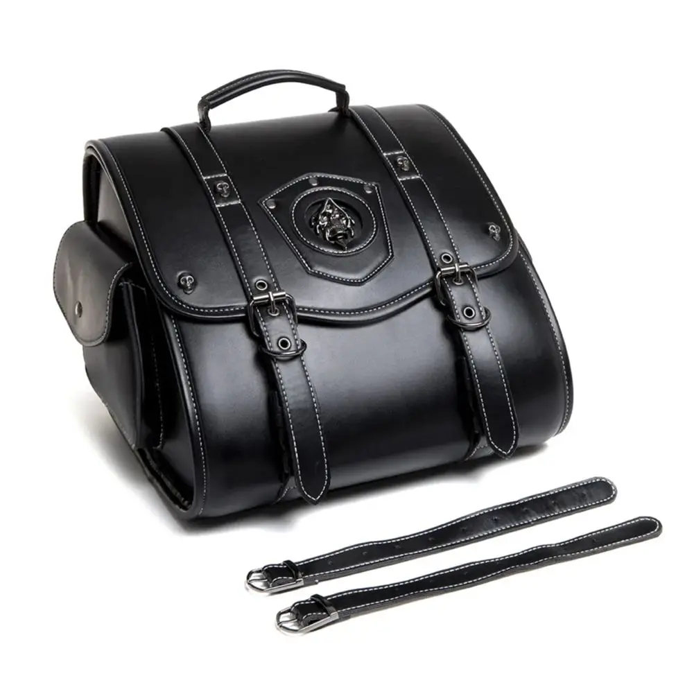 Motorcycle Package Side Hanging Bag Riding Retro Electric Vehicle Kit Rider Equipment Modified Package Head and Tail Hanging Bag