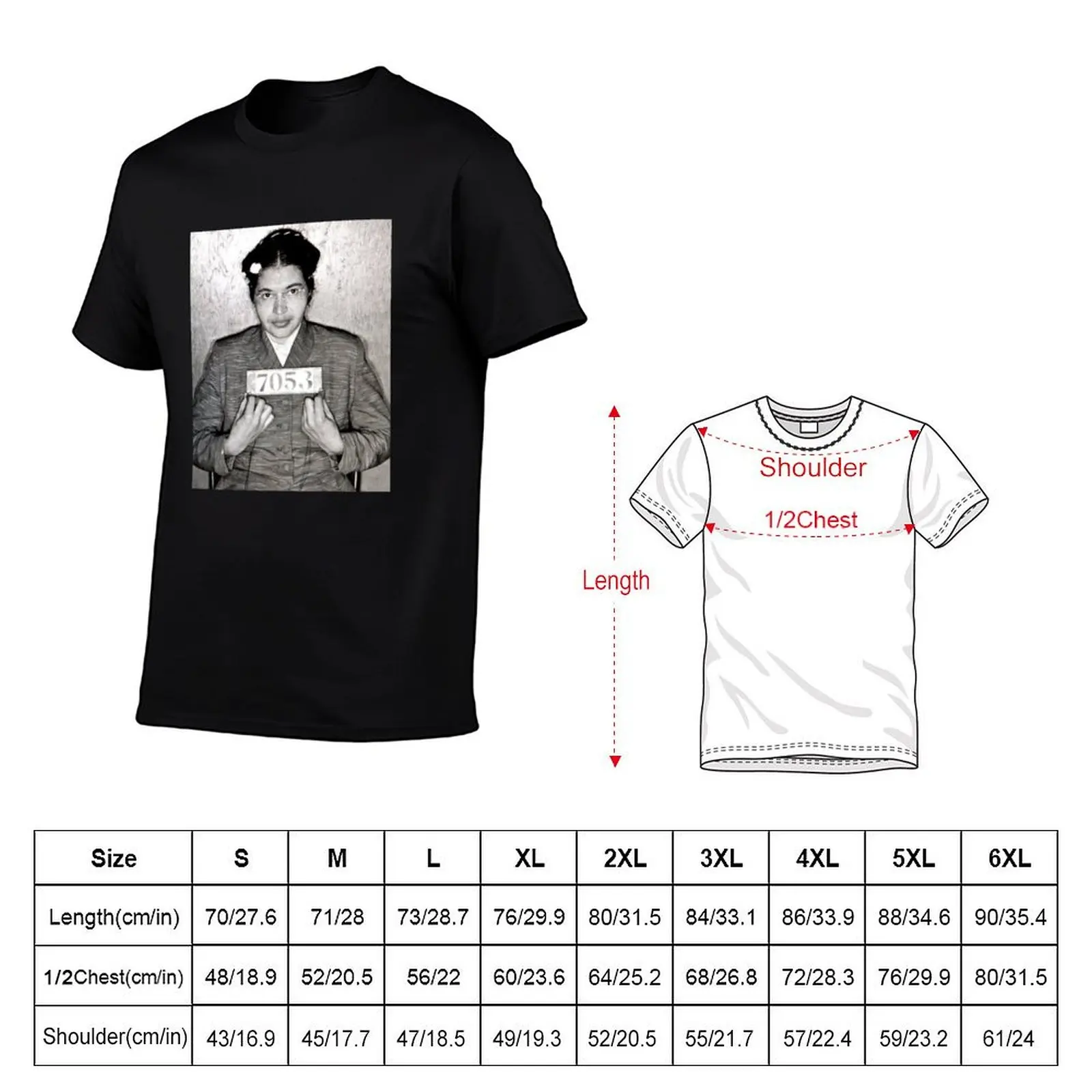 Rosa Parks Mugshot T-Shirt Personalized t-shirt football t shirt t shirt men