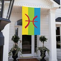 90x150cm berber Flag high quality polyester hanging 3x5ftS North Africa Banner Amazigh Flag for home decoration