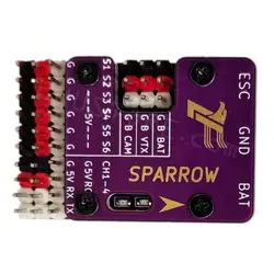 Lefei Sparrow II kontroler lotu OSD stabilizacja żyroskopu powrót wsparcie domu SBUS PPM PWM IBUS CRSF dla RC FPV samolot